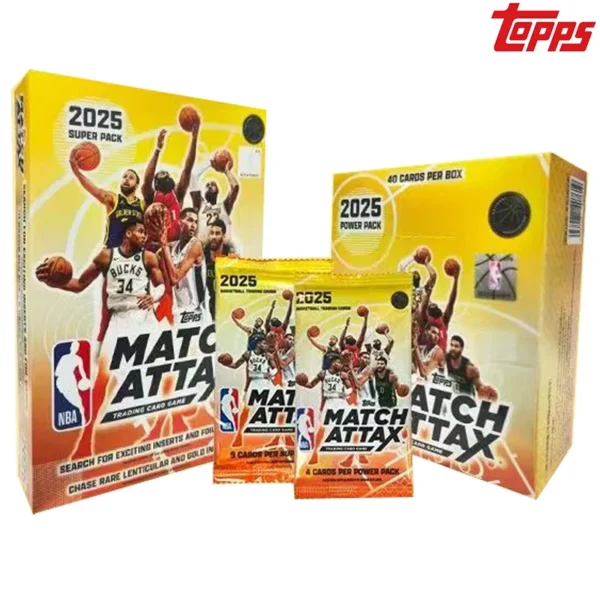 2025-2026 Nuevo Topps Match Attax NBA Power Pack Edition PER Box Tarjeta de colección James Curry