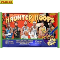 2025 Nuevo paquete de refuerzo de tarjetas comerciales de baloncesto Panini NBA Haunted Hoops 40 paquetes de firma limitada